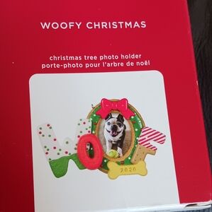 Hallmark Keepsake Ornament 2020 Year-Dated, Woofy Christmas Dog Photo Frame